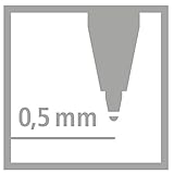 Ergonomischer Tintenroller – STABILO EASYoriginal in dunkelblau/hellblau – Schreibfarbe blau (löschbar) – inklusive Patrone – für Linkshänder - 10