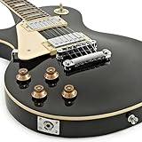 New Jersey Linkshändiges E-Gitarren Set mit Verstärker Schwarz - 5